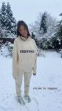 High Quality Cotton Print Long Sleeve Hoodie Sweatsuit Sweatpant Two Piece