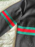 Casual Embossed Ribbon Embroidery Hooded Sweatshirt Pant Set