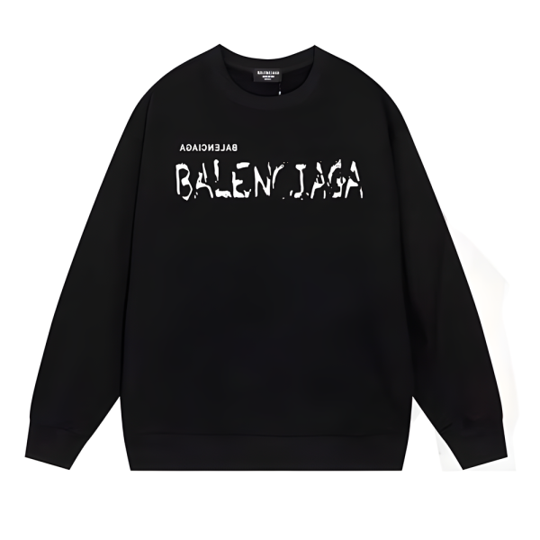 Milk Fiber Long Sleeve Round Neck Printed Sweatshirt