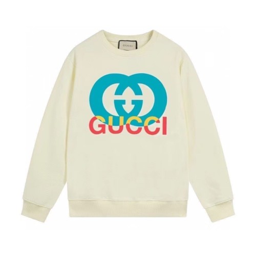Milk Fiber Long Sleeve Round Neck Gradient Color Printed Sweatshirt