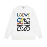 Milk Fiber Long Sleeve Round Neck Printed Sweatshirt