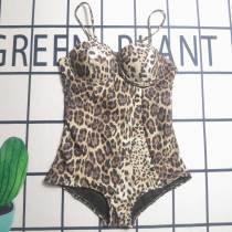 Summer Beach Padded Printed Sleeveless One Piece Swimsuits