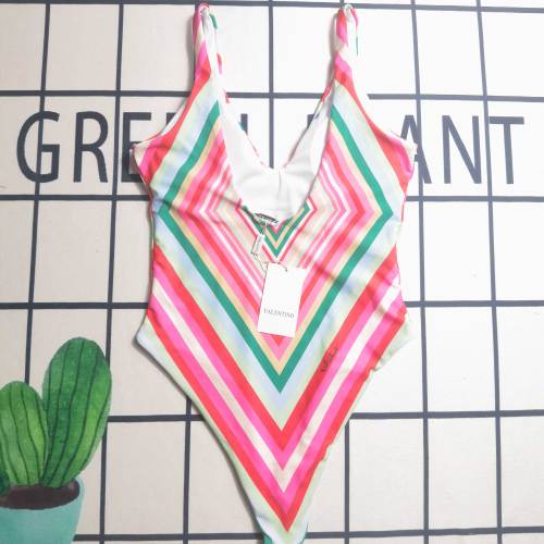 Summer Beach Padded Printed Sexy Sleeveless One Piece Swimwear