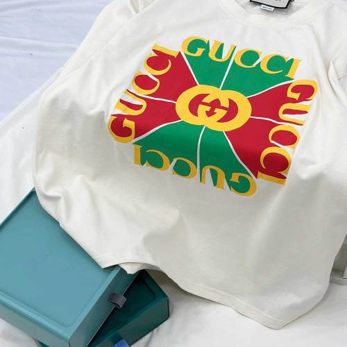 Cotton Short Sleeve Round Neck Printed T-shirt