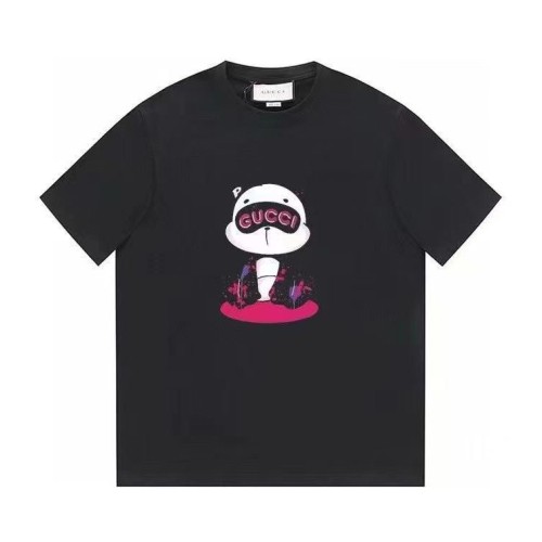 Cotton Short Sleeve Round Neck Printed T-shirt