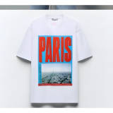 Cotton Short Sleeve Round Neck Printed T-shirt