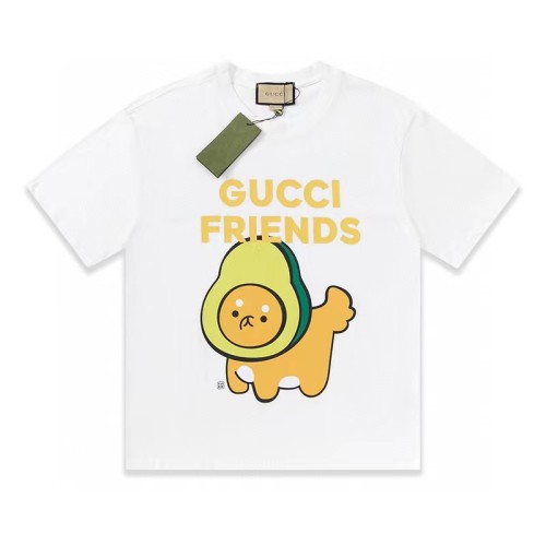 Cotton Short Sleeve Round Neck Printed T-shirt