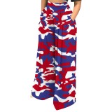 Casual Printed Afro Pants