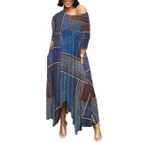 1 Piece Custom Casual Digital Printing Maxi Dresses