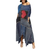 1 Piece Custom Casual Digital Printing Maxi Dresses