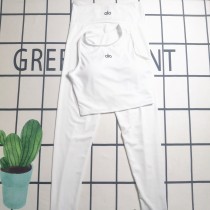 Summer Beach Padded Printed Sleeveless Vest and Long Pant