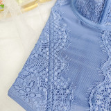 Lace Bustier Corset Tops for Women - Sexy Going Out Party Club Top with Buckle