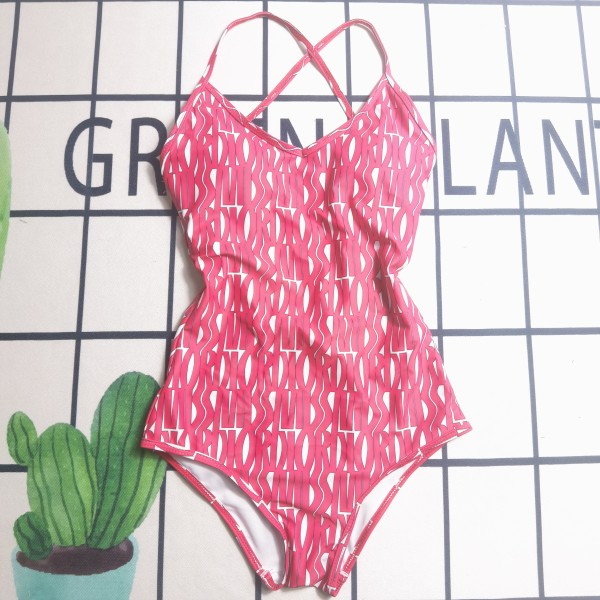 Summer Beach Padded Printed Sleeveless One Piece Swimsuits