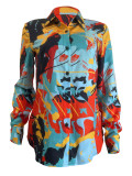Casual Printed Long Sleeve Shirt