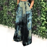 1 Piece Custom Casual Digital Printing Long Pants