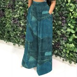 1 Piece Custom Casual Digital Printing Long Pants