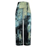 1 Piece Custom Casual Digital Printing Long Pants