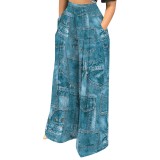 1 Piece Custom Casual Digital Printing Long Pants