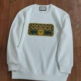 Cotton Long Sleeve Cloth Patch O Neck Sweatshirt