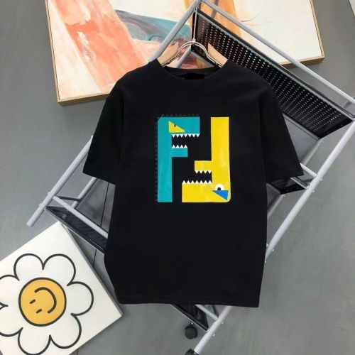 Cotton Short Sleeve Round Neck Printed T-shirt