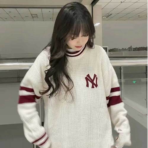V-neck Knitted Pullover Top
