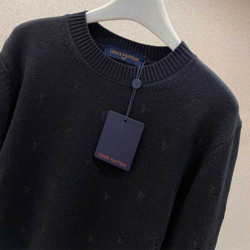All-over Embroidered Wool Sweater