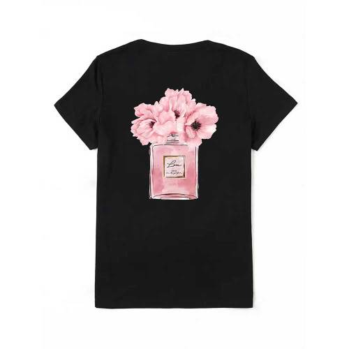 1 Piece Custom Casual Short Sleeve Print T-shirt