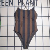 Summer Beach Padded Printed Straps One Piece Swimsuits