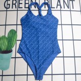 Summer Beach Padded Printed Sleeveless One Piece Swimsuits