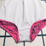 Summer Beach Padded Printed Straps One Piece Swimsuits
