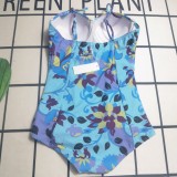 Summer Beach Padded Printed Straps One Piece Swimsuits