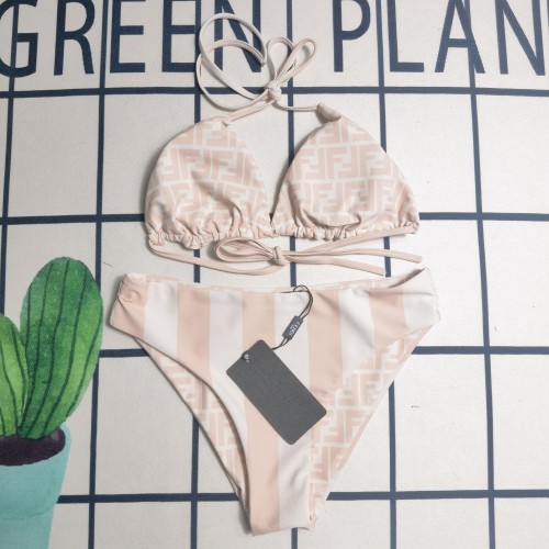 Summer Beach Padded Printed Straps Two Piece Bikini Set