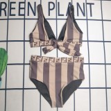 Summer Beach Padded Printed Straps Two Piece Swimwears