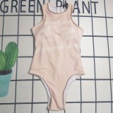 Summer Beach Padded Printed Sleeveless One Piece Swimsuits