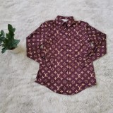 Casual Printed Long Sleeve Lapel Shirt