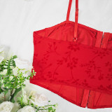 1pc New Adjustable Strap Shapewear Sexy Fitted Bustier Corset Top