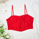 1pc New Adjustable Strap Shapewear Sexy Fitted Bustier Corset Top