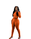 Women's Yoga Elastic Pit Sportswear Pant Set