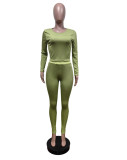 Women's Yoga Elastic Pit Sportswear Pant Set