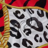 1 Piece Custom Casual Digital Printing V Neck 3/4 Sleeve Maxi Dresses