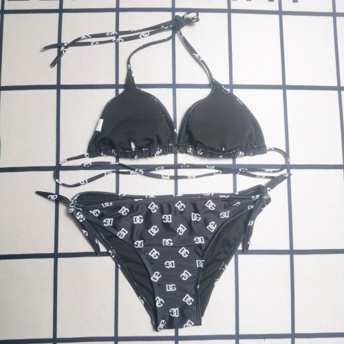 Summber Beach Padded Printed Halter Two Piece Bikini Swimwears