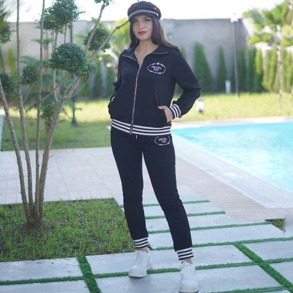 Autumn/winter Embroidery Fashion Thread Sportswear Suit