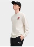 Autumn/Spring Cotton Long Sleeve Printed O Neck Pullover Sweatshirt