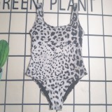 Summer Beach Padded Printed Sleeveless One Piece Swimwears