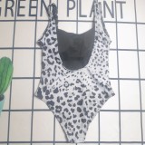 Summer Beach Padded Printed Sleeveless One Piece Swimwears