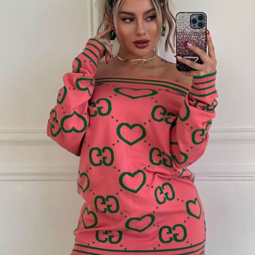Winter Long Sleeve Off Shoulder Sweater Dress