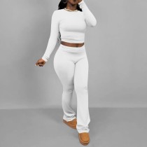 1 Piece Custom Casual Print Long Sleeve Pant Set