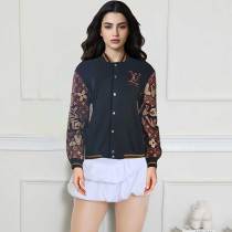 Autumn/winter Embroidery Ladies Jacket Casual Baseball Uniform