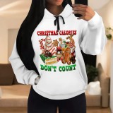 1 Piece Custom Casual Print Long Sleeve Hoodie Sweatshirts
