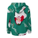 1 Piece Custom Casual Print Long Sleeve Hoodie Christmas Sweatsuits